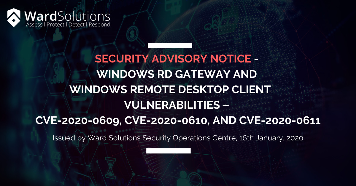 Security Advisory Notice – Windows RD Gateway and Windows…