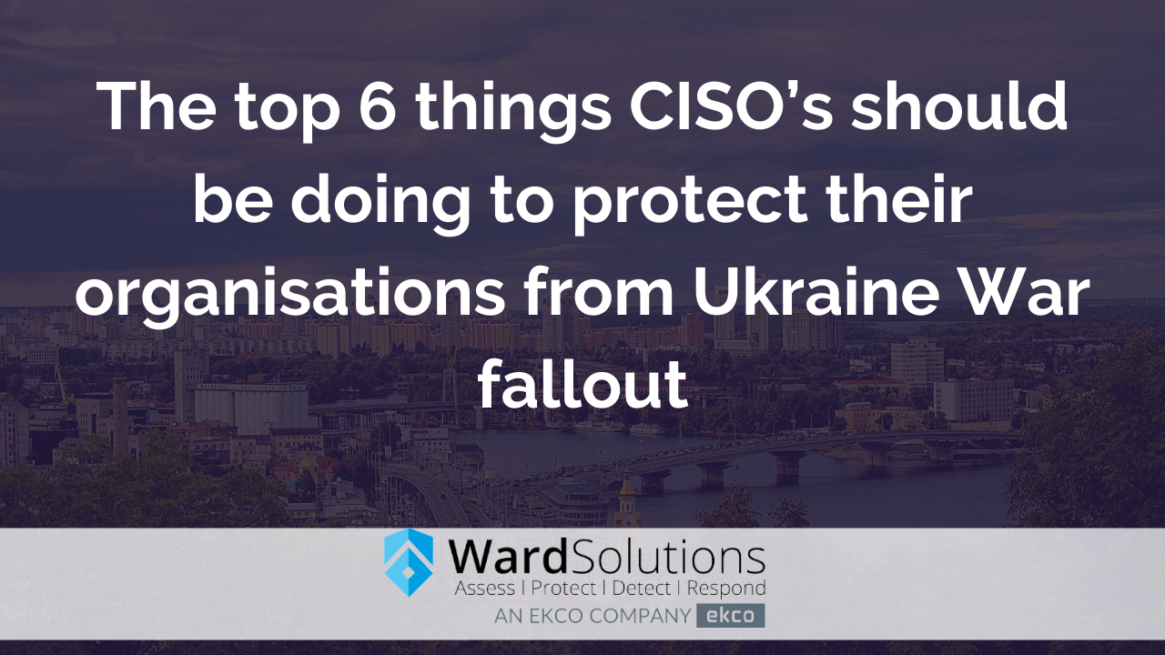 The top 6 things CISO’s should be doing to…
